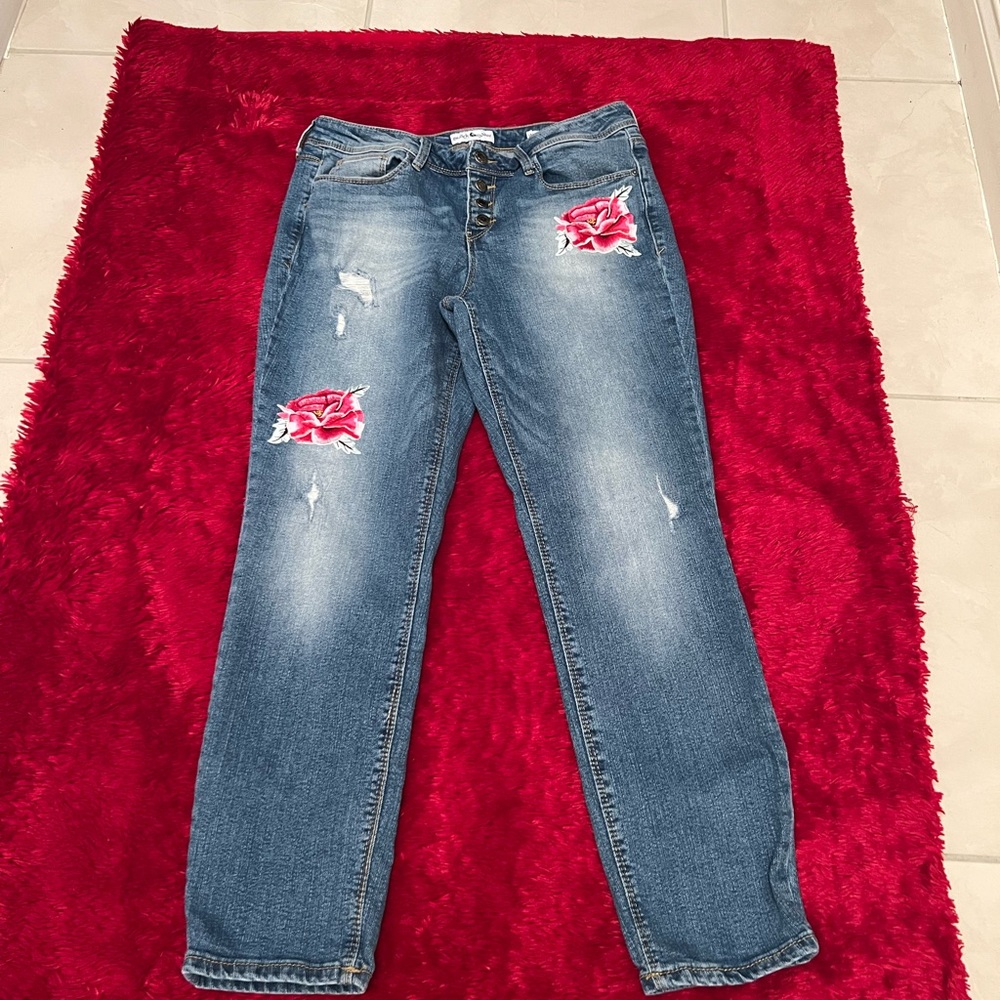 Jamie Black Daisy Skinny Jeans